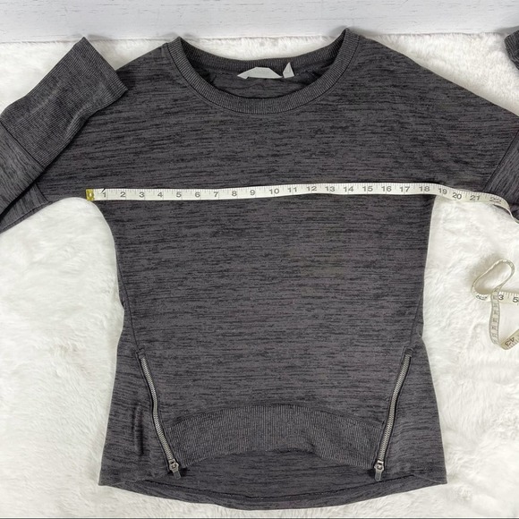 Athleta Blissful Shark-Bite Sweatshirt - Picture 6 of 12